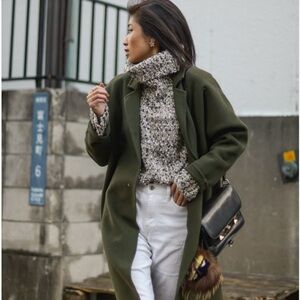 Rachel Zoe Dark Green Trench Coat